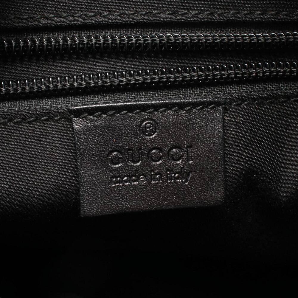 GUCCI Authentic Black Leather Shoulder Bag - Picture 4 of 7